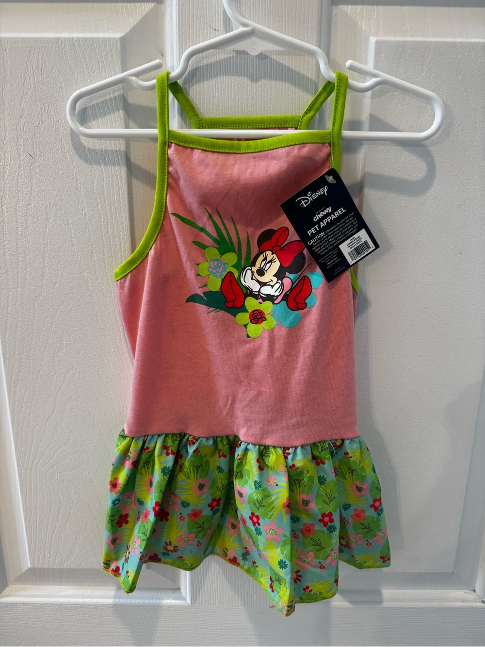 Disney Minnie Mouse Pink & Green Pet' Tank Dress